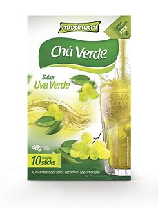 Chá Verde Sabor Uva Verde Maxinutri com 10 sticks