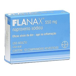FLANAX - NAPROXENO 550MG  10CPR