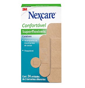 CURATIVO NEXCARE SUPERFLEXIVEL VARIADO 24un
