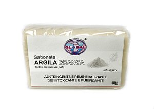 SABONETE DE ARGILA BRANCA GLOBAL 90G REF: A7047