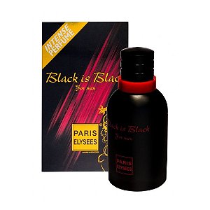 PERFUME PARIS ELYSEES BLACK IS BLACK MASCULINO 100ML