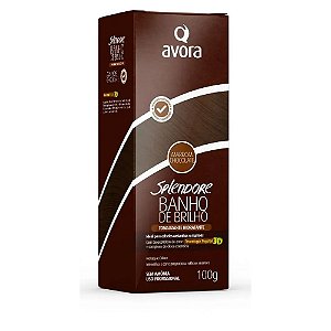 TONALIZANTE AVORA BANHO DE BRILHO MARROM CHOCOLATE 100G