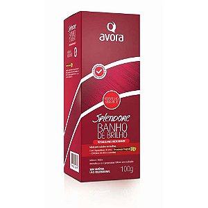 TONALIZANTE AVORA BANHO DE BRILHO VERMELHO VIBRANTE 100G