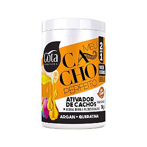 ATIVADOR DE CACHOS GOTA CACHOS PERFEITO ARGAN E QUERATINA 1K