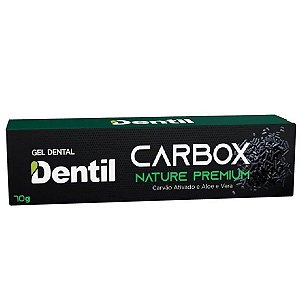 Gel Dental Dentil Carbox com Carvao Ativado e Aloe Vera 70g