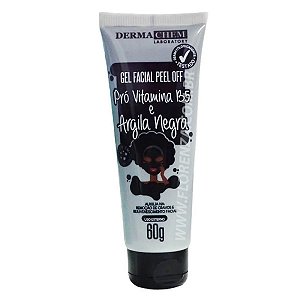 GEL FACIAL PEEL OFF PRO VITAMINAB5 ARGILA NEGRA 60GDERMACHEM