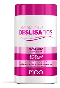 MASCARA CAPILAR EICO DESLISA FIOS REPARAÇÃO ANTIFRIZZ 1K