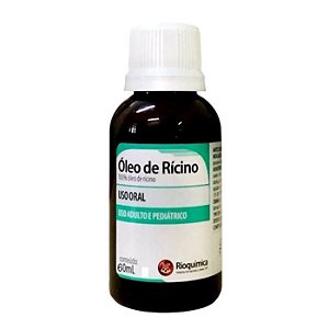 OLEO DE RICINO DE USO ORAL 60ML RIOQUIMICA