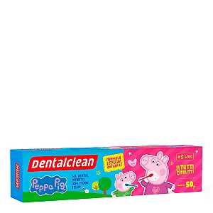 GEL  DENTAL INFANTIL  DENTALCLEAN PEPPA COM FLUOR 50G