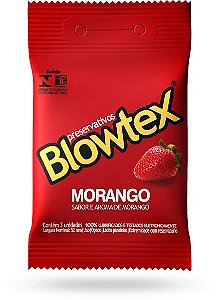 Preservativo Blowtex Morango 3un