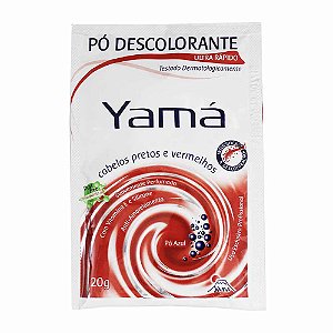 Pó Descolorante Yamá 20g cabelos pretos vermelhos