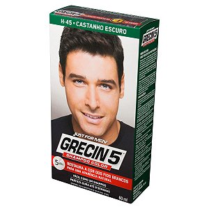 GRECIN 5 SHAMPOO CASTANHO ESCURO (H-45) 60ML