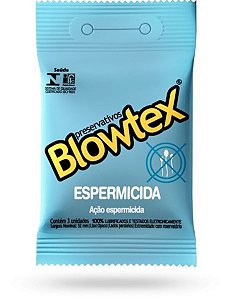 Preservativo Blowtex Espermicida c/ 3