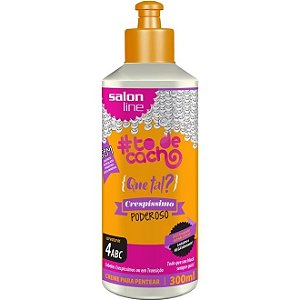 CREME PENTEAR SALON LINE CACHOS PODEROSOS 4ABC 300ML