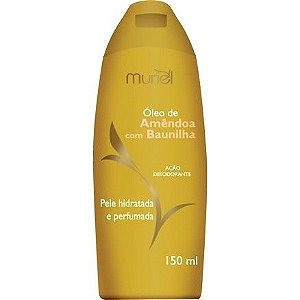 OLEO MURIEL CORPORAL 150ML AMENDOAS COM BAUNILHA