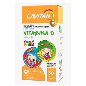 VITAMINA D GTS 200UI 30ML - LAVITAN  CIMED