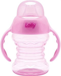 Copo Lolly Clean C/ Bico Silicone 150mL Rosa Ref.: 7109