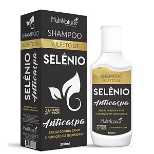 Shampoo de Selênio com Melaleuca Anticaspa 200ml Multinature