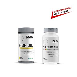 KIT DUX - FISH OIL OMEGA 3 120 CAPS + MULTIVITAMINICO 90 CAPS