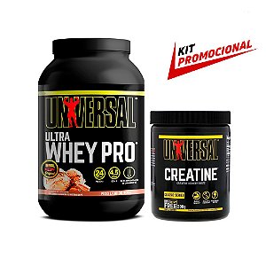 KIT UNIVERSAL - WHEY PRO UNIVERSAL 900G + CREATINA UNIVERSAL 200G