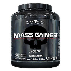 MASS GAINER BLACK SKULL (LINHA CAVEIRA PRETA) - 3KG