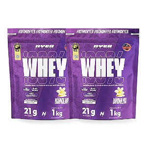 COMBO NYER - 2x WHEY 100% NYER 900G (1,8KG TOTAL)