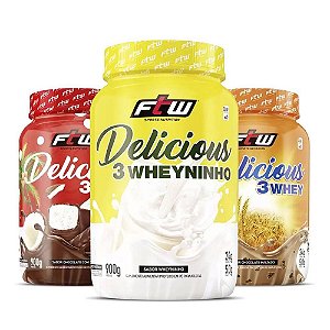 DELICIOUS 3WHEY FTW - 900G