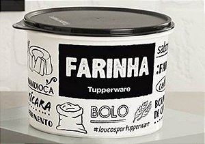 Tupper Caixa Farinha PB 1,8 Kg - Branco