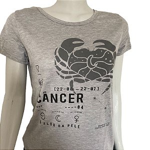 T-shirt signo câncer