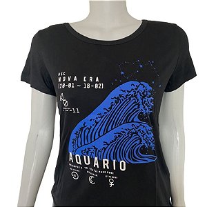 T-shirt signo aquário