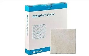 Curativo Alginato de Cálcio e Prata 15x15cm Hidrofibra - Biatain AG - Coloplast 3765