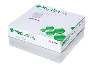 Curativo Espuma com Prata Mepilex AG 10x10cm - Molnlycke