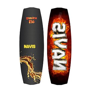 Prancha de Wakeboard Gasolina 136 Navis com botas