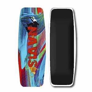 Prancha de Wakeskate Navis 108 grafite - Deck Eva