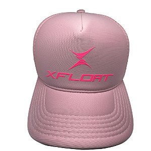 Boné Xfloat Liso Redinha Aba Curva Top cor rosa