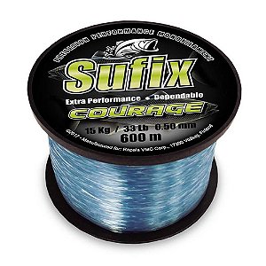 NYLON - COURAGE 600M 0.50MM 15KG AZUL MARINHO