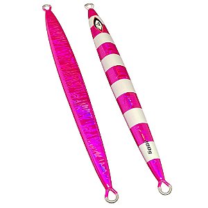 Isca Artificial Jig Ahi Fishing By M&W 200gr Cor rosa Glow