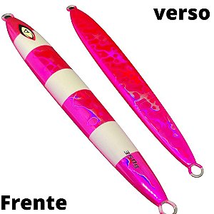 Isca Artificial Jig Ahi Fishing By M&W 350gr 20cm Cor rosa glow