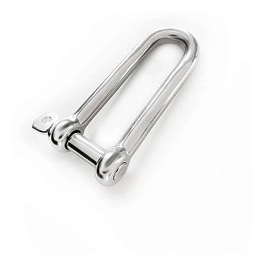 MANILHA RETA CHATA INOX - 9MM