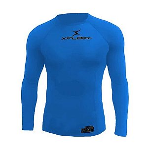 CAMISETA LYCRA ML XFLOAT AZUL