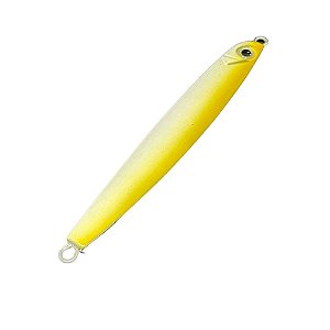 Jig CMIK 50gramas Pescaria Vertical Top amarelo queimado