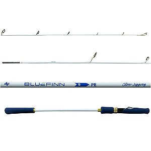 Vara Molinete BLUE FINN SLOW JIGGING S 632 PE 0.8-1.5 SOLID CARBONO