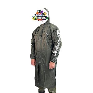 CAPA CHUVA PESCA SEA FIHING TAMANHO P VERDE EXERCITO