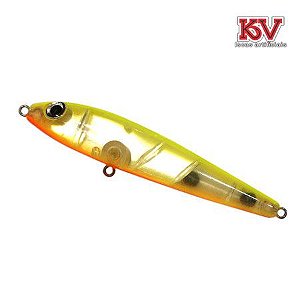 ISCA ARTIFICIAL KV JOÃO PEPINO TRANSPARENTE DORSO LARANJA BARRIGA VERDE LIMÃO