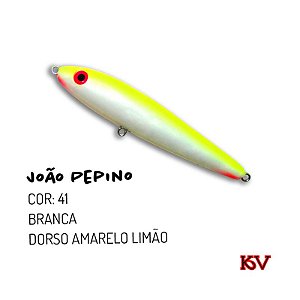 ISCA ARTIFICIAL KV JOÃO PEPINO BRANCA DORSO AMARELO LIMÃO