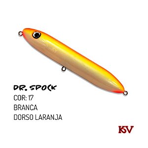 ISCA ARTIFICIAL KV  DR SPOCK BRANCO DORSO LARANJA