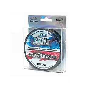 NYLON - SPARGO SUFIX 250M 0.18MM 4.5KG TRANSPARENTE