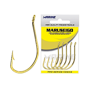 Anzol MARUSEIGO GOLD CT18 C/50pc - Marine Sports