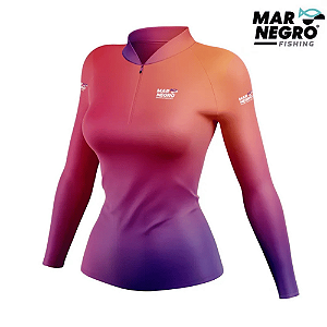 Camiseta Feminina Premium MAR NEGRO Degrade G