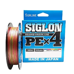 LINHA MULTIFILAMENTO SUNLINE 4X SIGLON PE2.5 0,27mm 40LB 300MT MULTI